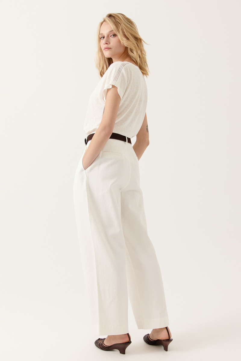 PANTALÓN LINEVA COLOR BLANCO